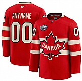 Men's Canada Active Player Custom Red 2025 4 Nations Face-Off Premium Stitched Jersey,baseball caps,new era cap wholesale,wholesale hats
